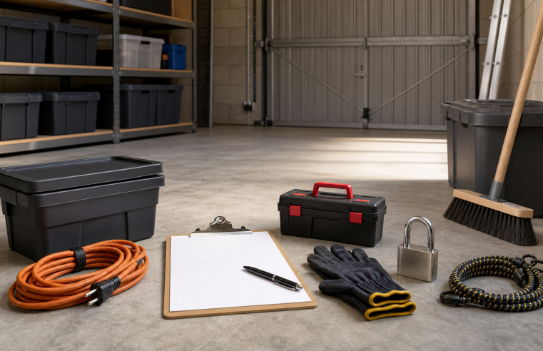 Checklist garagebox: alles wat je echt nodig hebt