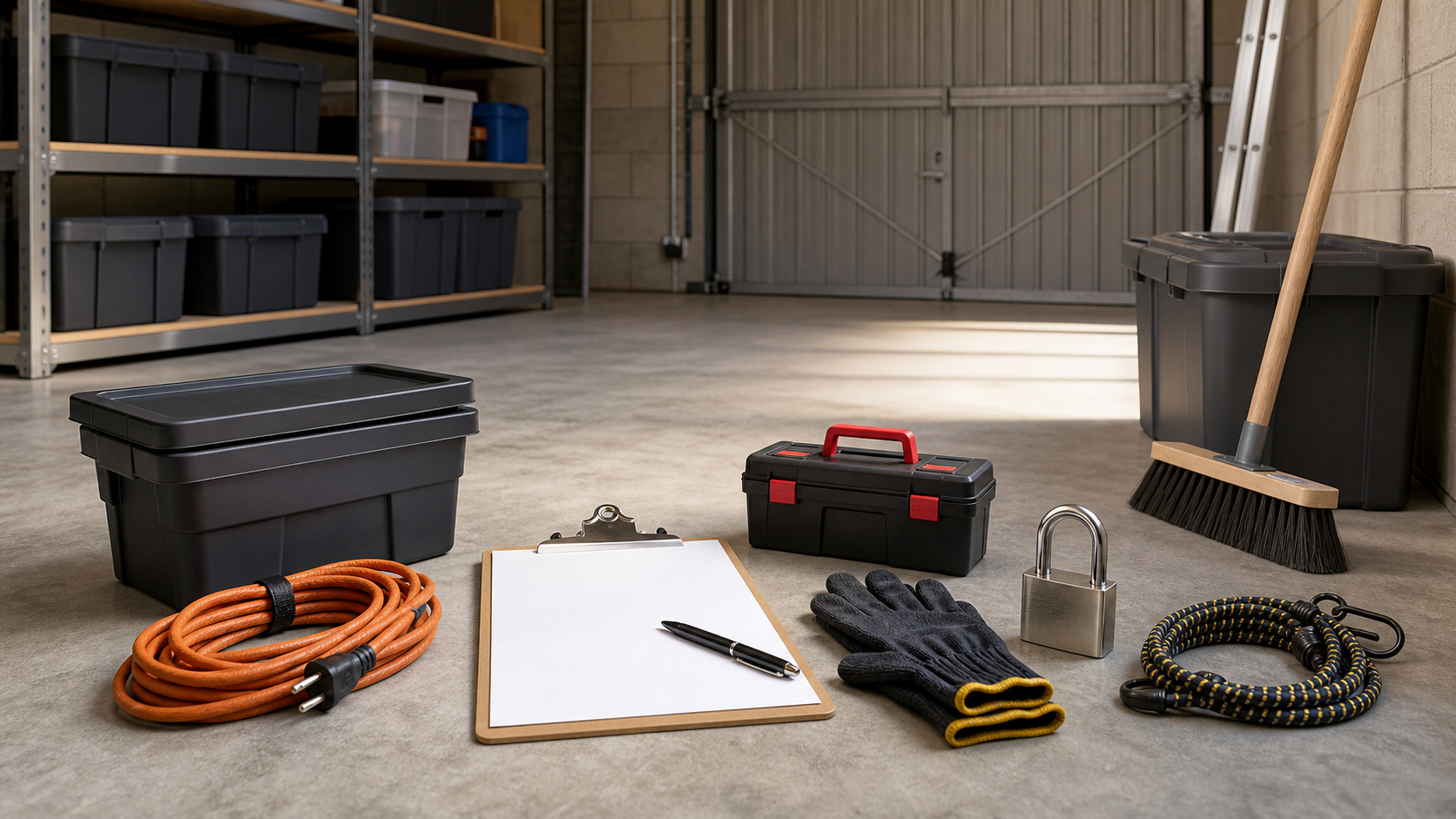 Checklist garagebox: alles wat je echt nodig hebt