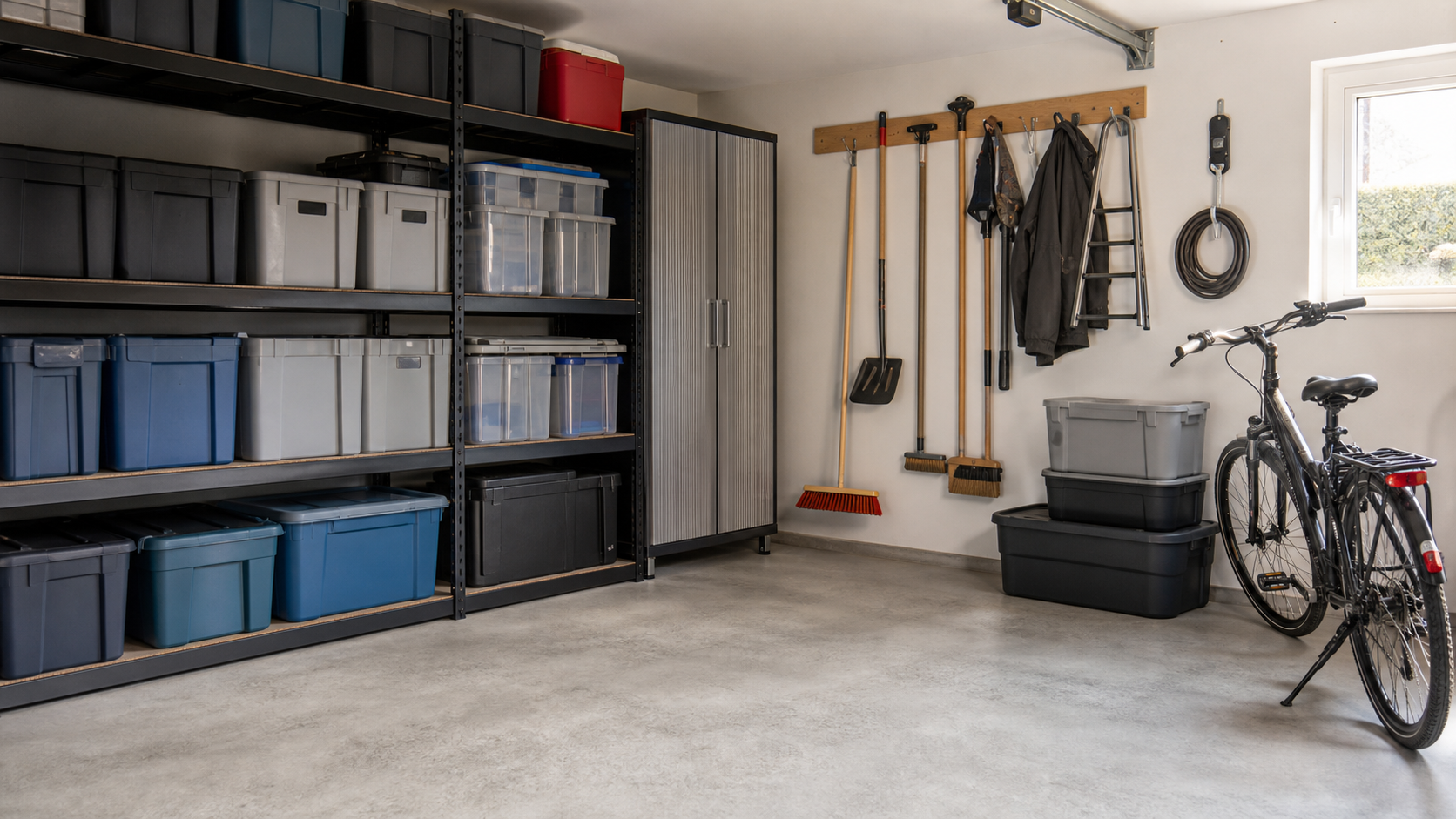Garagebox netjes houden: zo blijft hij overzichtelijk