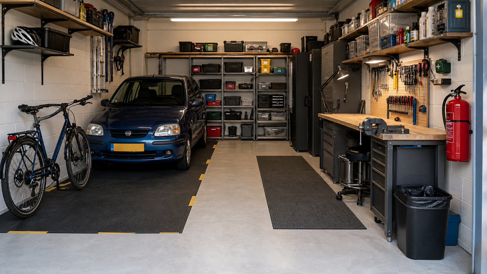 Indeling garagebox hobbyisten: praktisch en veilig