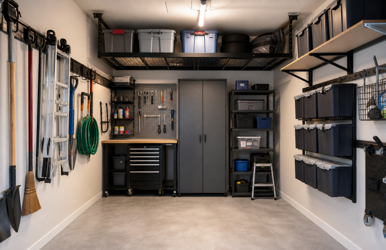 Opbergsystemen kleine garagebox: 10 slimme keuzes