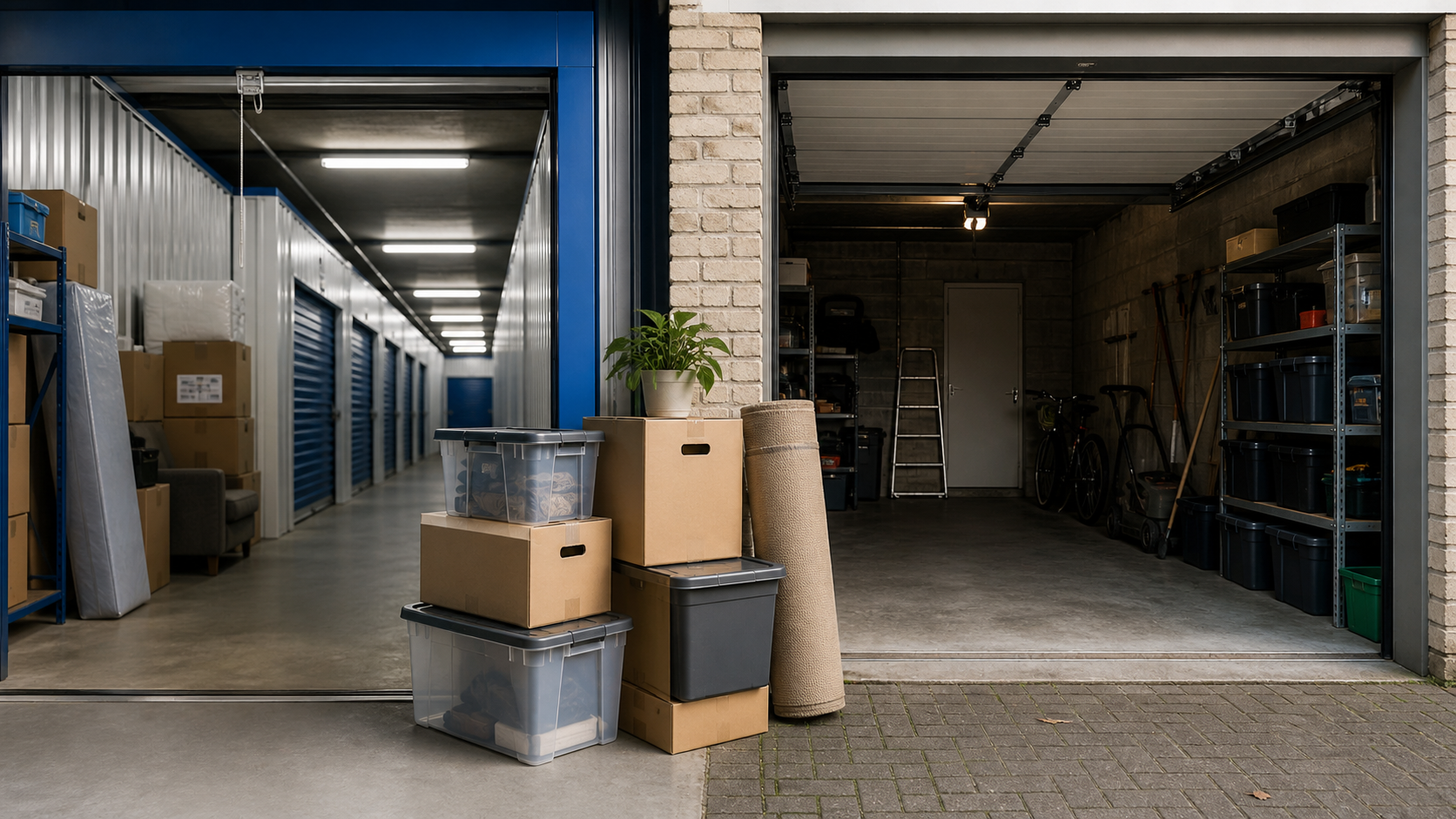 Selfstorage of garagebox: wat is slimmer?